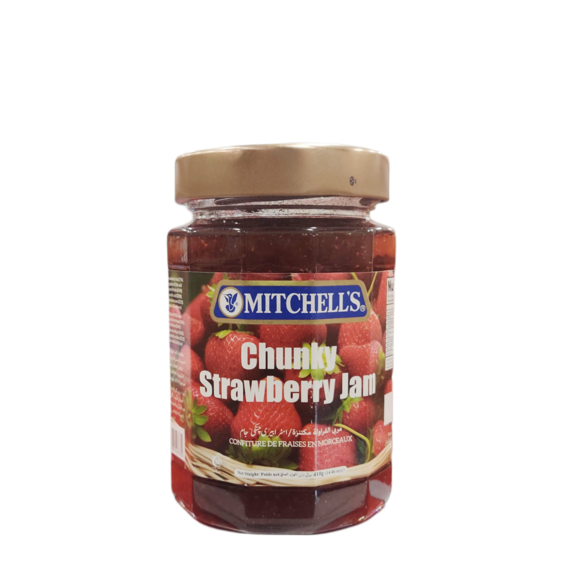 MITCHELLS CHUNKY STRAWBERRY JAM 410 GM