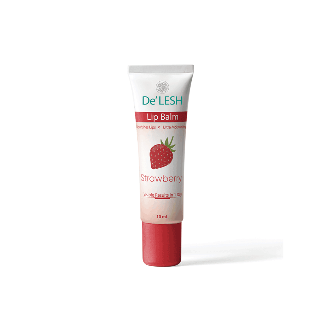 DE'LESH STRAWBERRY LIP BALM 10ML