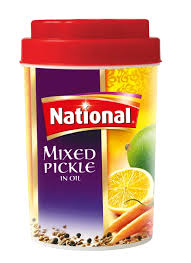 NATIONAL MIXED PICKLE IN OIL JAR 900GM