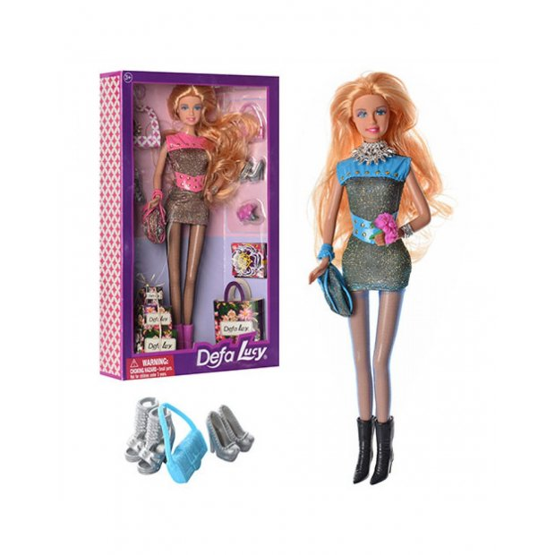 DEFA LUCY SHOPPING SPREE BARBIE DOLL SET 8285