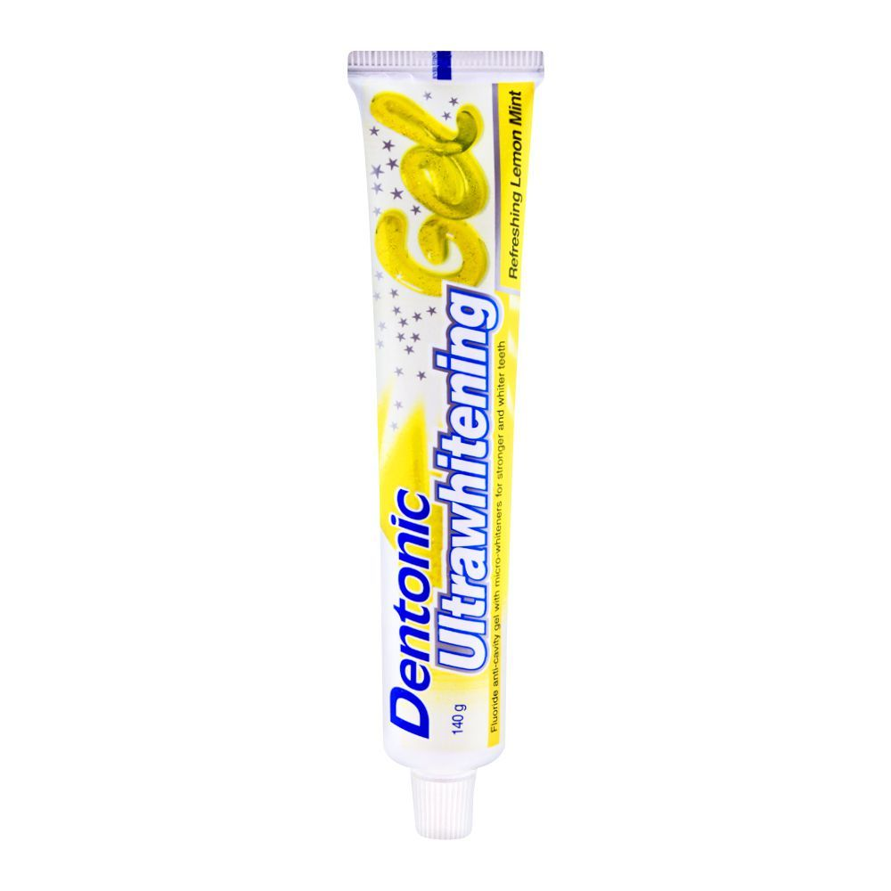 DENTONIC ULTRAWHITENING GEL REFRESHING LEMONMINT GEL 140GM.