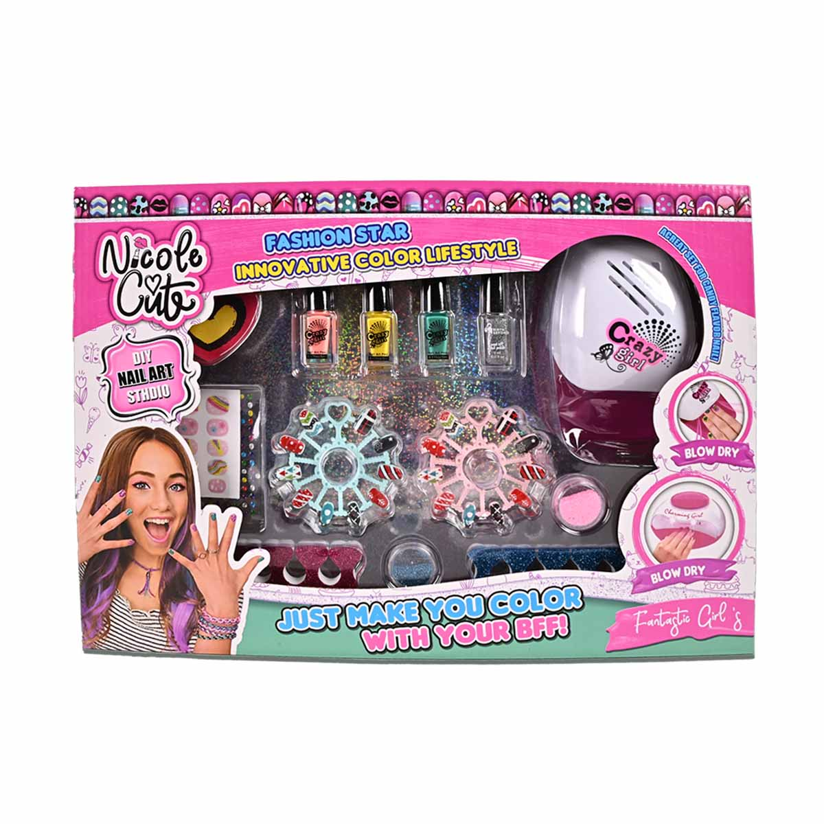 KIDS PLAY NAIL KIT ART STUDIO 0022