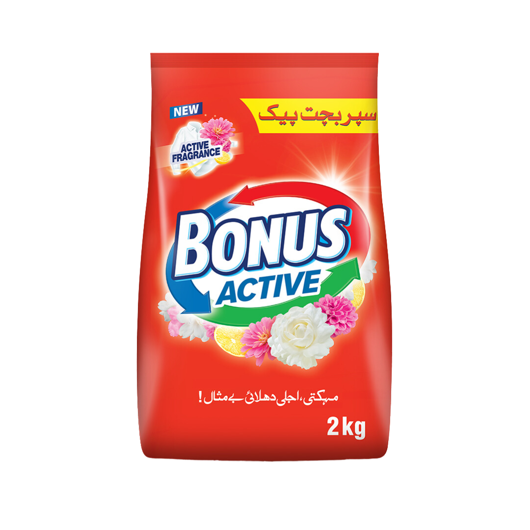 BONUS ACTIVE WASING POWDER 2KG