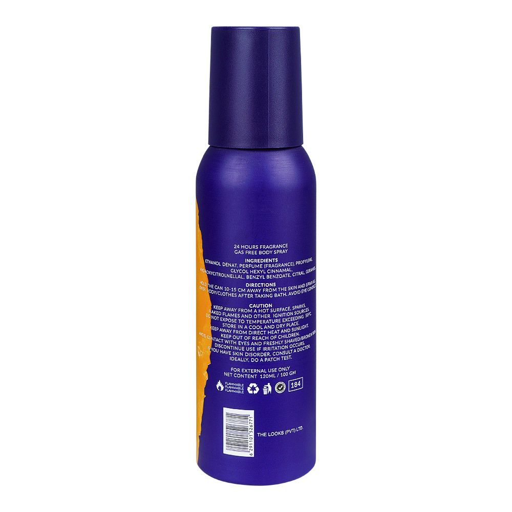 ME FANTASY GAS FREE BODY SPRAY 120ML