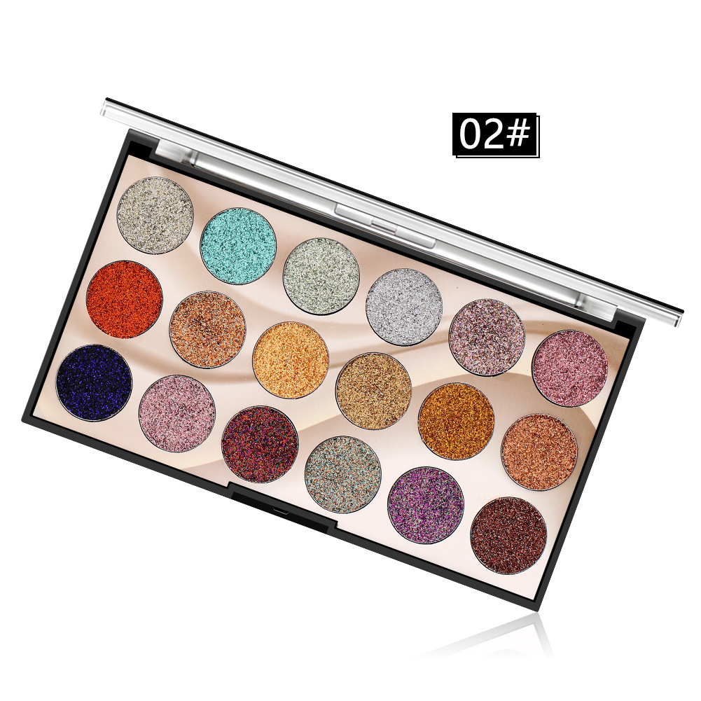 MISS ROSE 18-COLOR GLITTER PALETTE 02