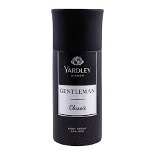 YARDLEY LONDON GENTLEMAN CLASSIC BODY SPRAY FOR MEN 150ML