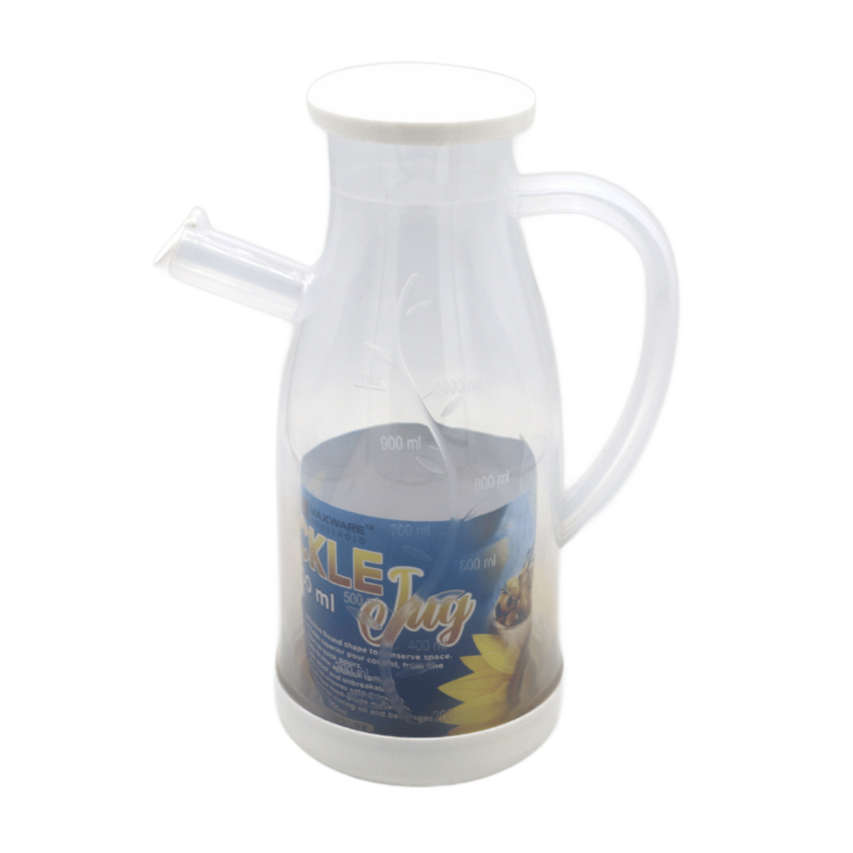 PLASTIC TRICLE OIL JUG TRANSPARENT 1000ML