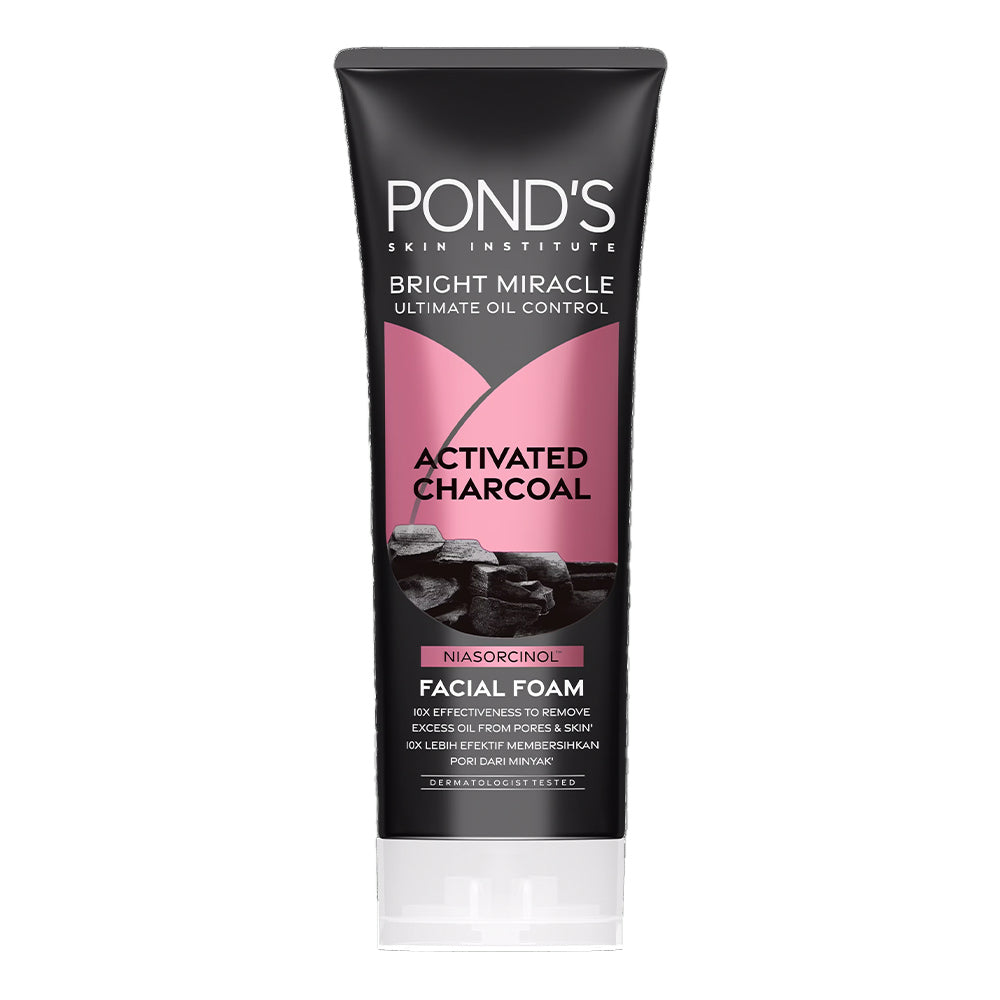 PONDS BRIGHT MIRACLE ACTIVATED CHARCOALFACIAL FOAM 100GM