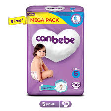 CANBEBE DIAPERS JUNIOR NO5 11-25KG 66PCS