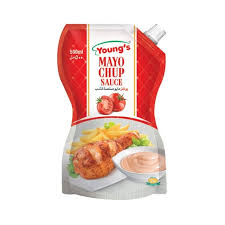 YOUNGS MAYO CHUP SAUCE POUCH 200ML