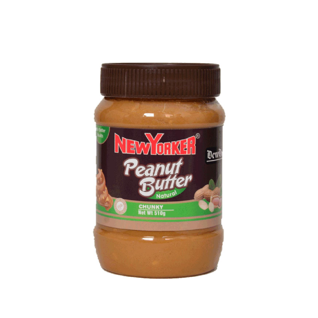 NEWYORKER PEANUT BUTTER NATURAL CHUNKY 510GM