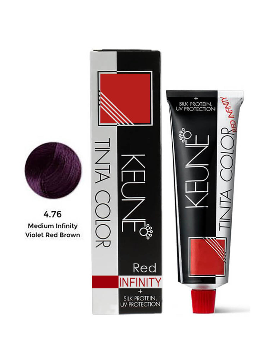 KEUNE TINTA COLOUR NO 4.76 RED INFINITY 60ML