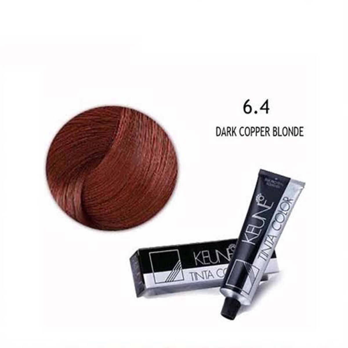 KEUNE HAIR COLOR DARK COPPER BLONDE 6.4, 60ML