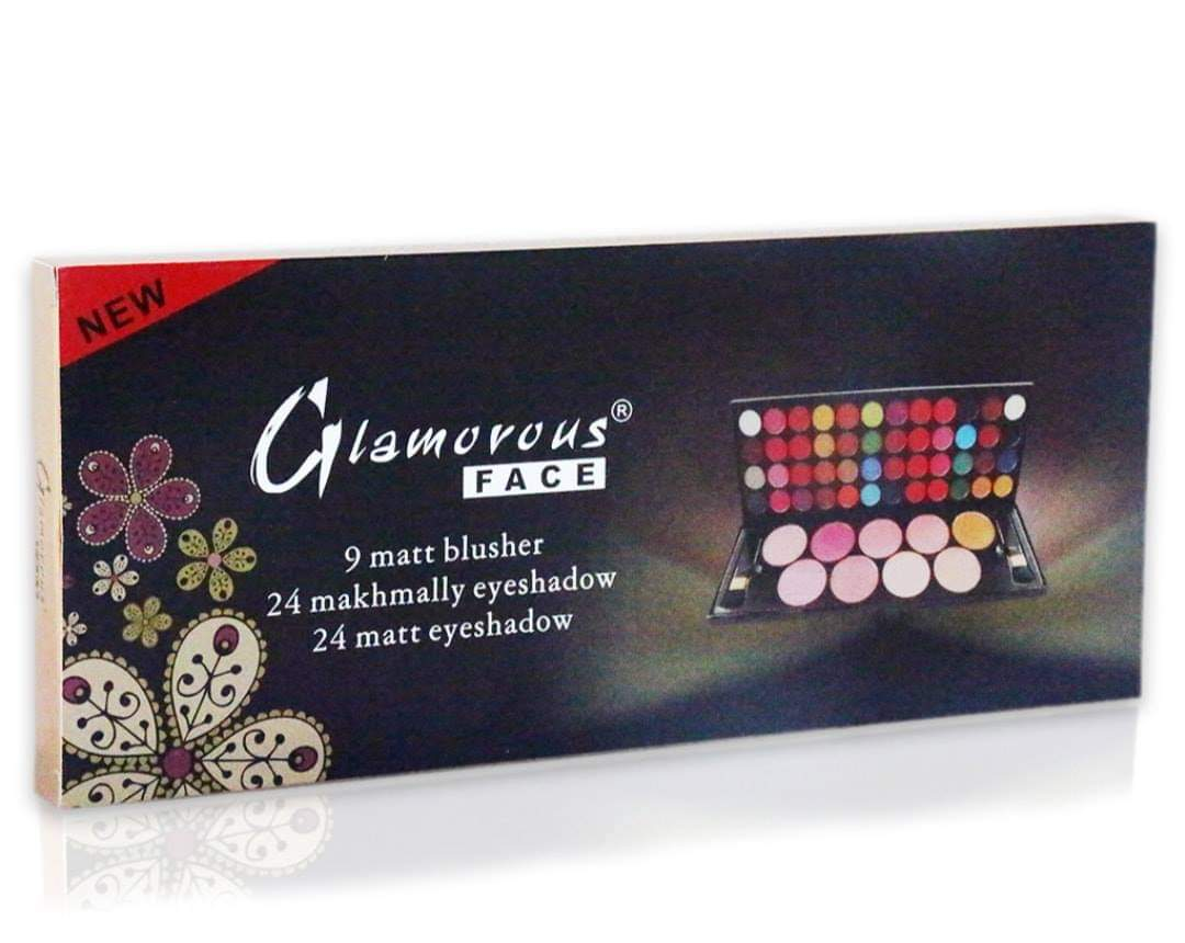 GLAMURUS FACE 9MATTE BLUSHER,48MAKHMALI & MATT EYESHADOW