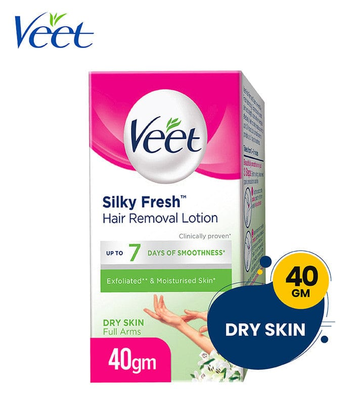 VEET SILKY FRESH HAIR REMOVAL LOTION DRY SKIN 40GM