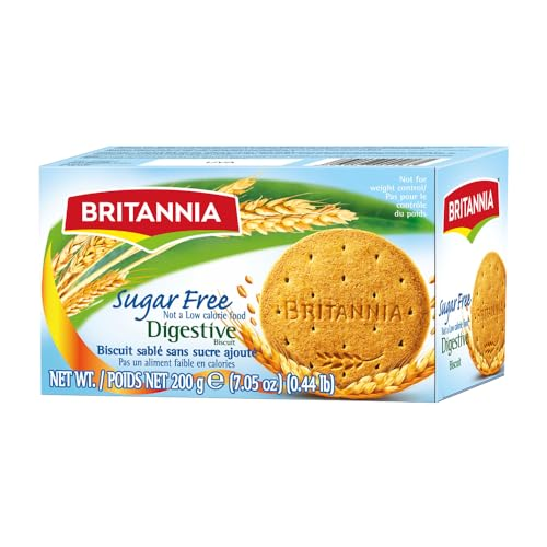 BRITANNIA DIGESTIVE SUGAR FREE BISCUITS 200GM