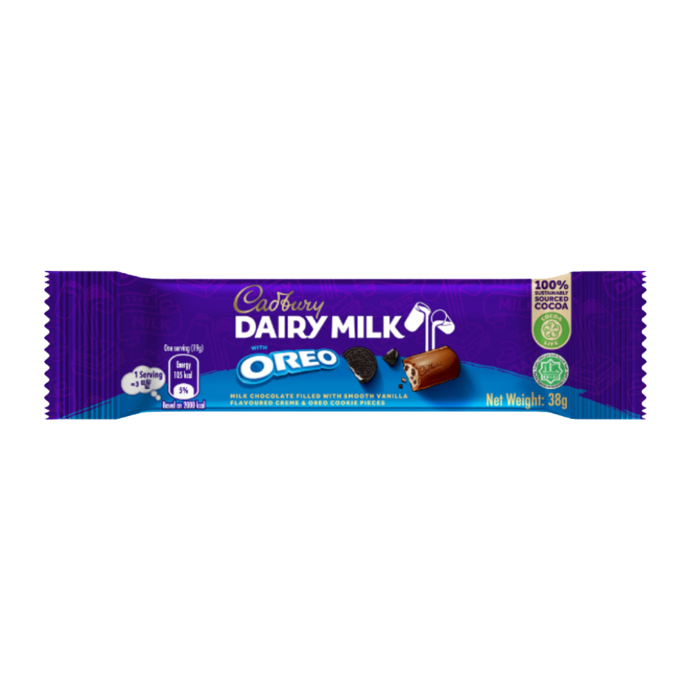 CADBURY DAIRY MILK CHOCOLATE OREO 38GM