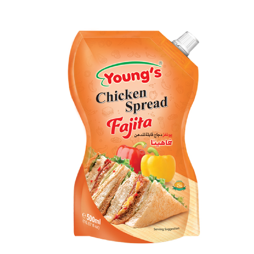 YOUNGS CHICKEN SPREAD FAJITA 500ML