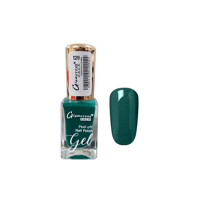 GLAMOROUS FACE PEEL OFF NAIL POLISH GEL 129