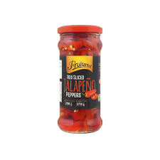 FRUITAMINS RED SLICED JALAPENO PEPPERS 467GM