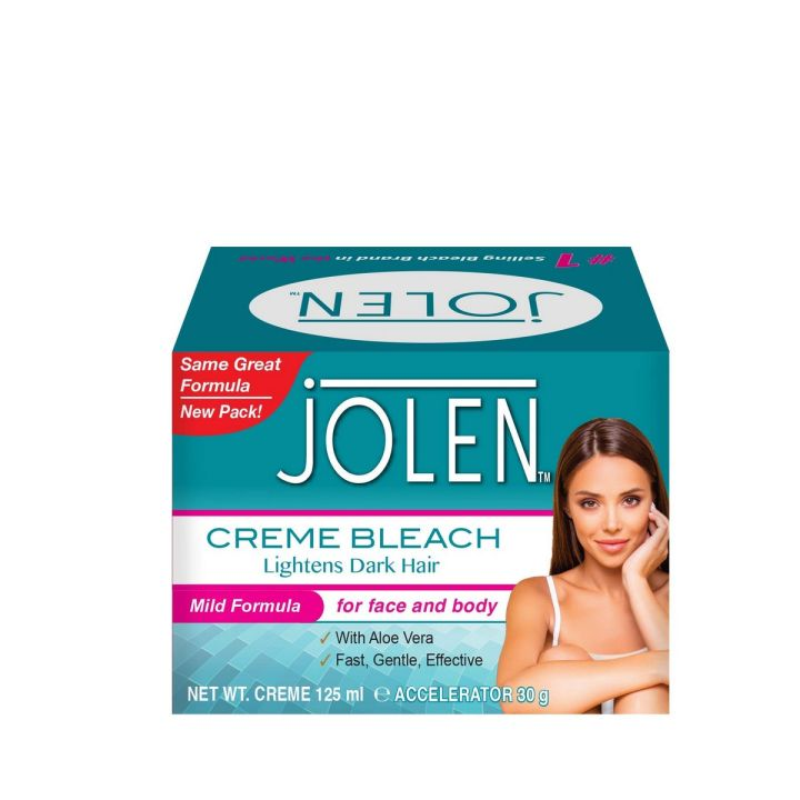 JOLEN CREAM BLEACH MILD FORMULA 120ML 30ML ACCELATOR