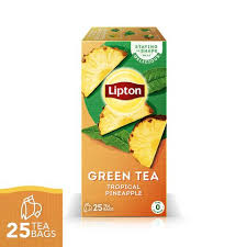 LIPTON GREN TEA  TROPICAL PINEAPPLE 25BAGS