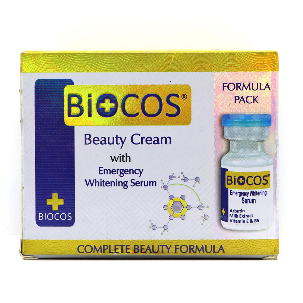 BIOCOS BEAUTY CREAM WITH EMERGENCY WHITENING SERUM