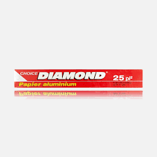 DIAMOND ALUMINUM FOIL 25 SQ.FT 7.62M X 30.7CM