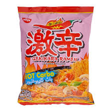 NISSIN NOODLES HOT CARBO FLAVOUR 120GM