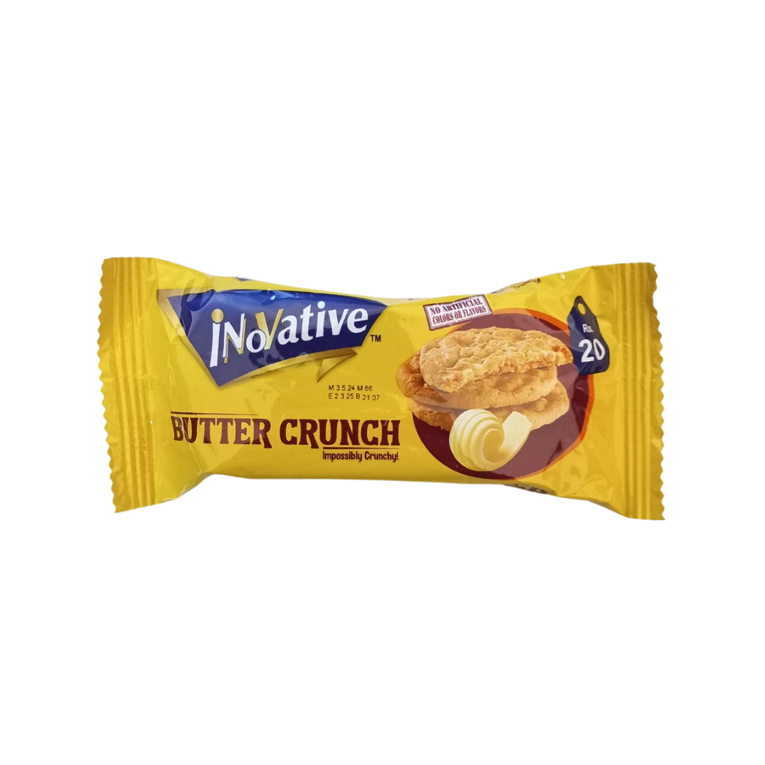 INNOVATIVE BUTTER CRUNCH BISCUIT 31GM