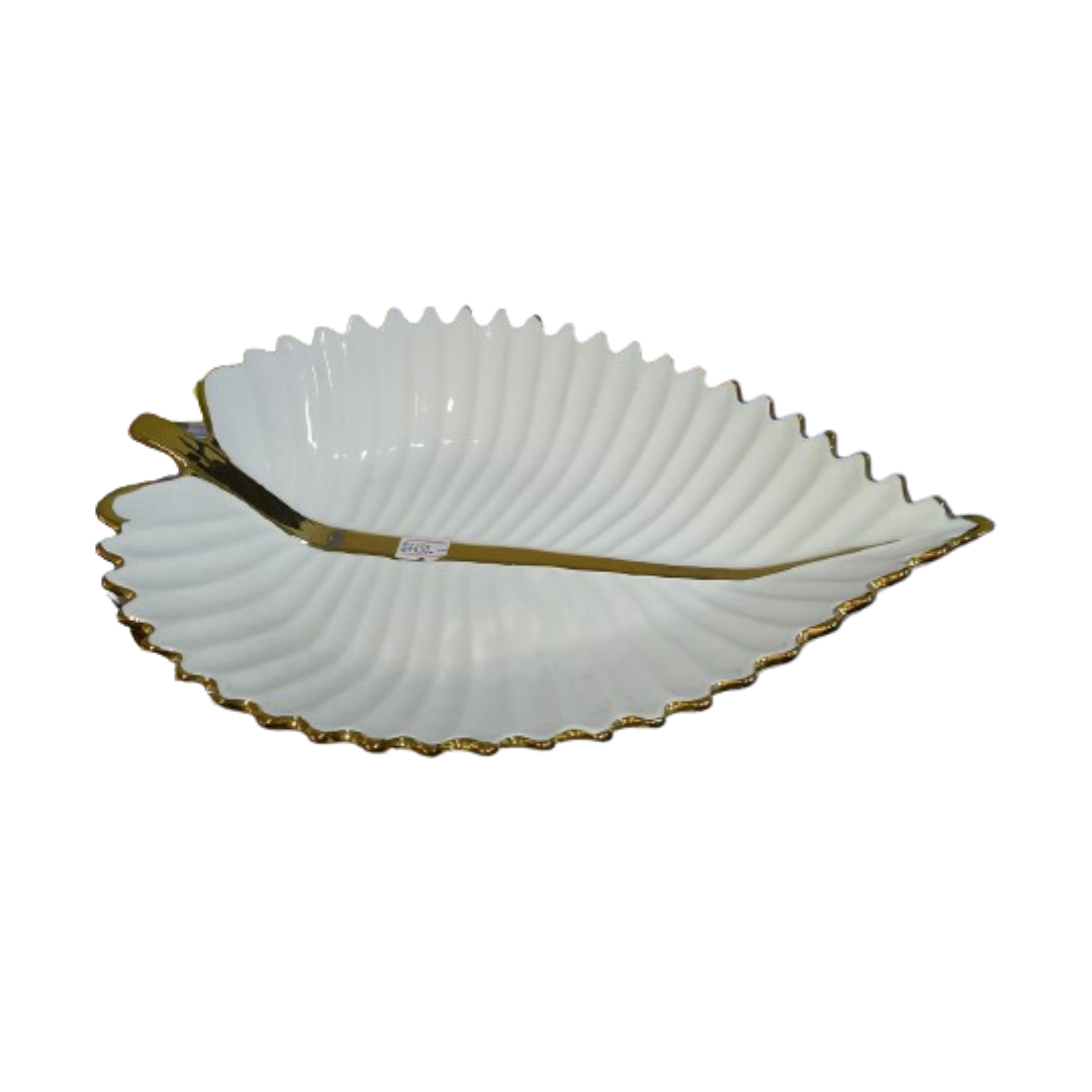 SUPER DINE CERAMIC LEAF DISH N16541G-1