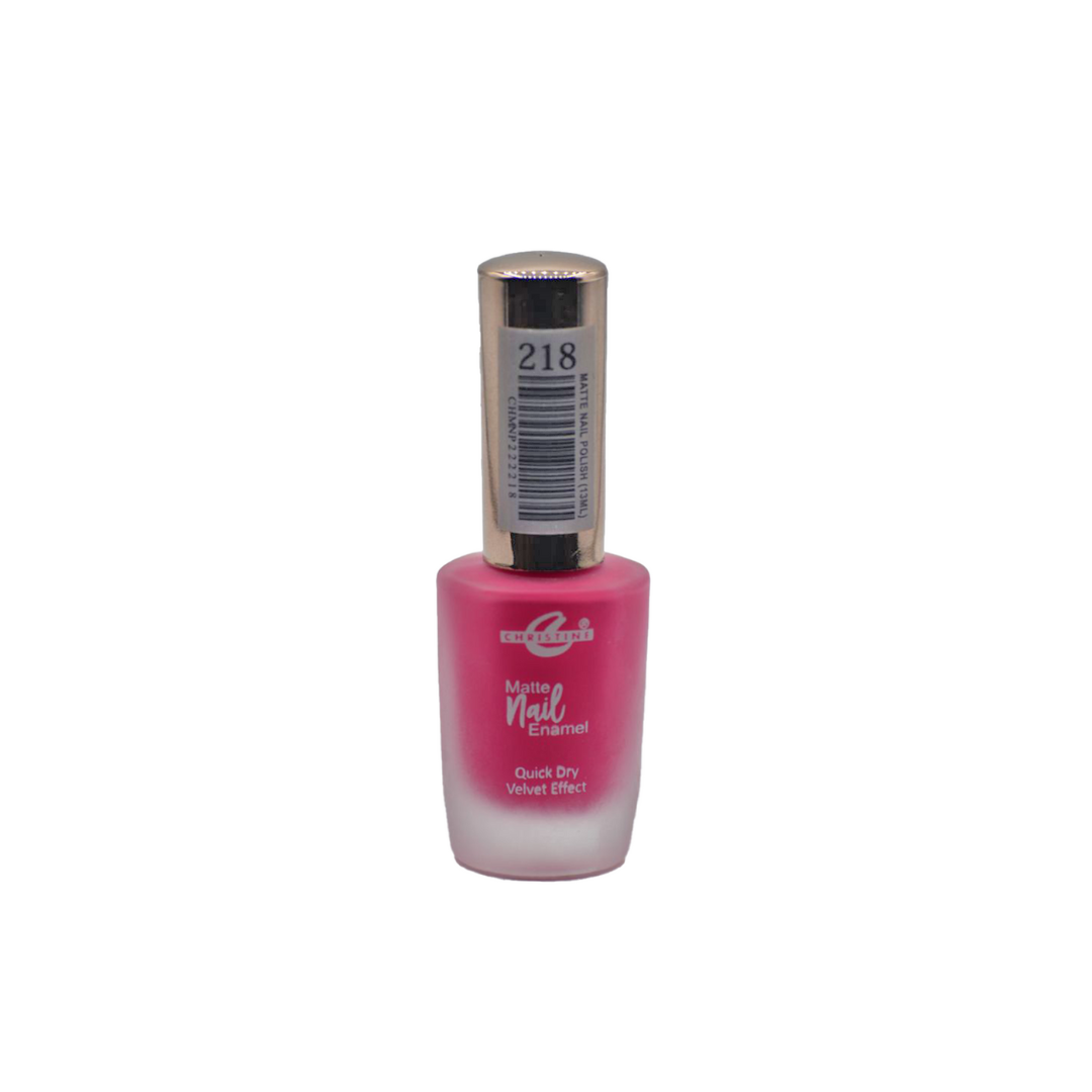 CHRISTINE MATTE NAIL PAINT 218 13ML