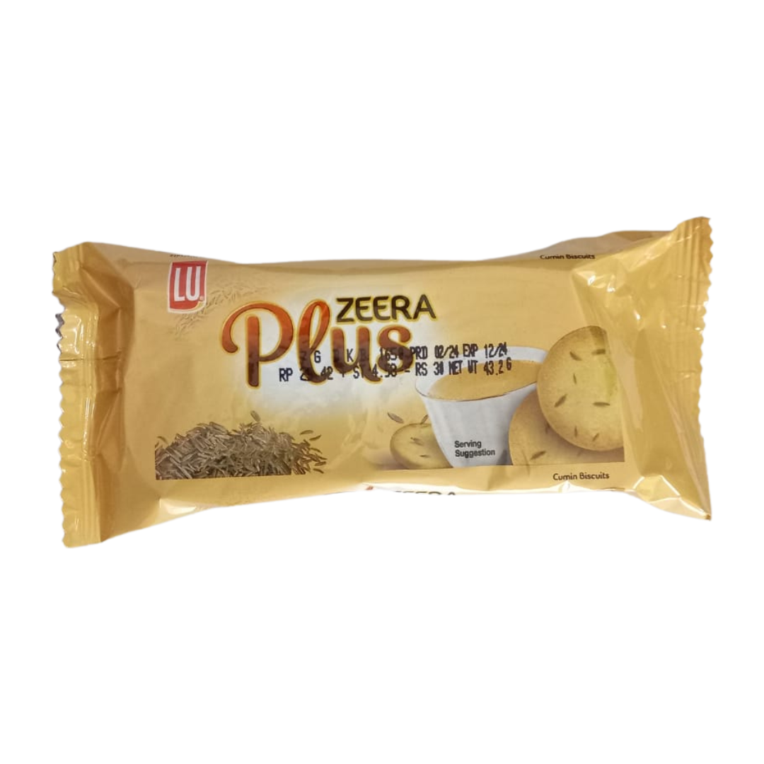 LU ZEERA PLUS BISCUIT 43.2GM