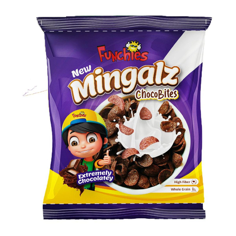 FUNCHIES MINGALZ CHOCO BITES 125GM