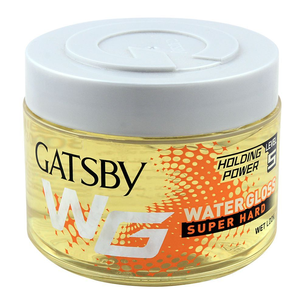 GATSBY HAIR GEL WATER GLOSS SUPER HARD 150GM