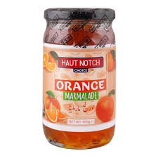 HAUT NOTCH ORANGE JAM GLASS JAR 400GM