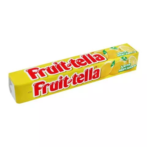 FRUIT-TELLA LEMON FLAVOUR CHEWY CANDY 32GM