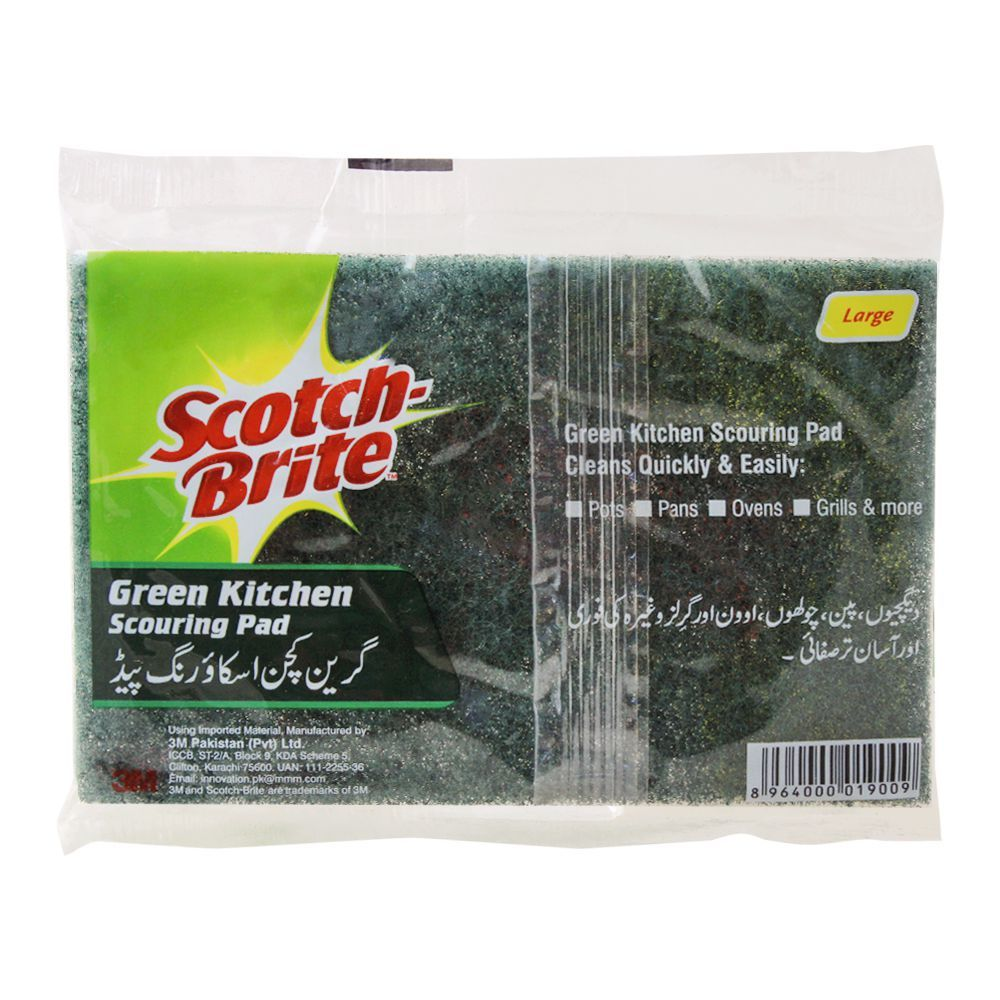 SCOTCH BRITE SCOURING PAD LARGE 1PC