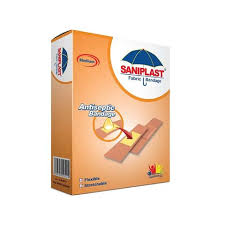 SANIPLAST ANTISEPTIC BANDAGE MEDIUM 20PCS