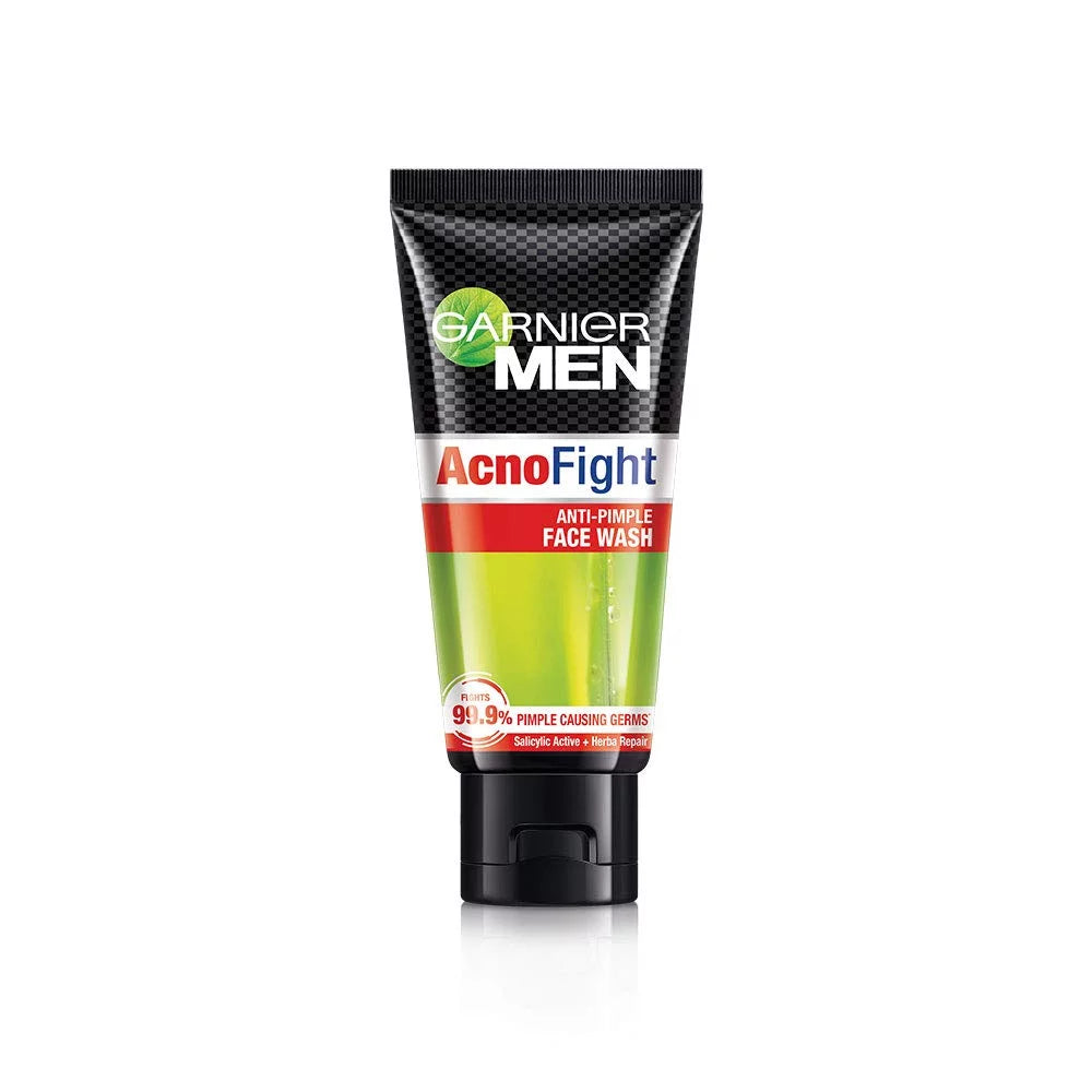 GARNIER MEN FACE WASH ACNO FIGHT 6IN1 ANTI-PIMPLE 50ML