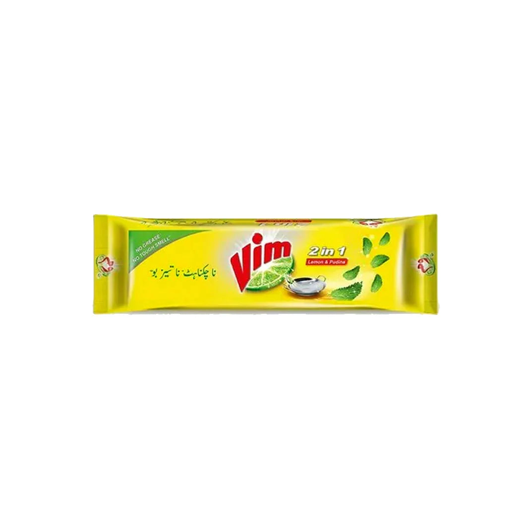 VIM DISHWASH 2 IN 1 LEMON & PUDINA BAR 230GM