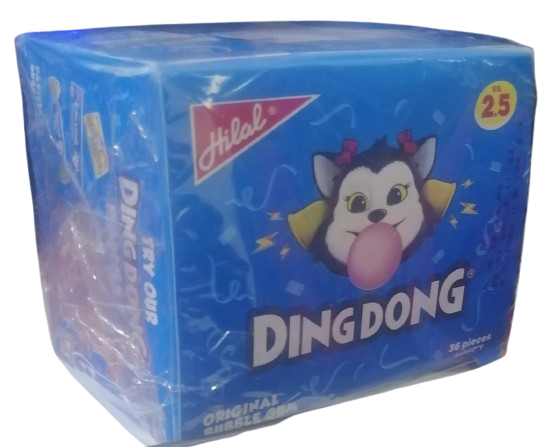 HILAL DING DONG ORIGINAL BUBBLE GUM 36PCS