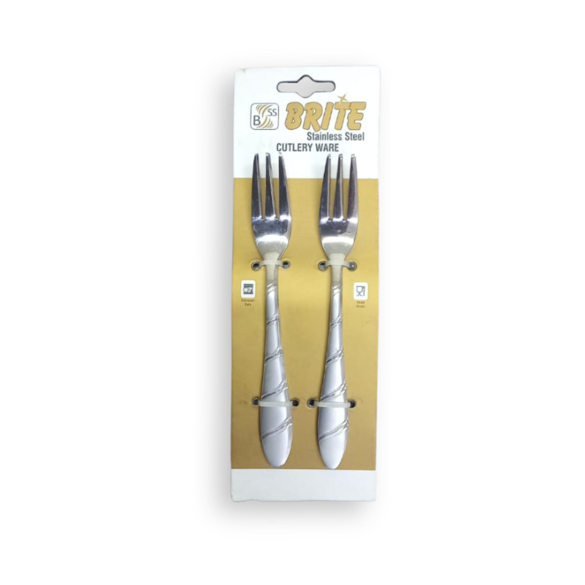 FRUIT FORK STAINLESS STEEL SILVER 6PCS NO.01