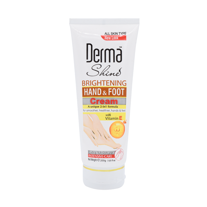 DERMA SHINE BRIGHTENING HAND & FOOT CREAM 200GM