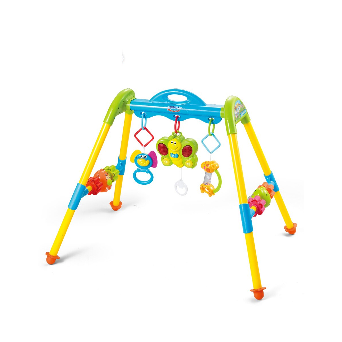 BABYS FIRST MUSICAL FITNESS FRAME RATTLE SET 869-48