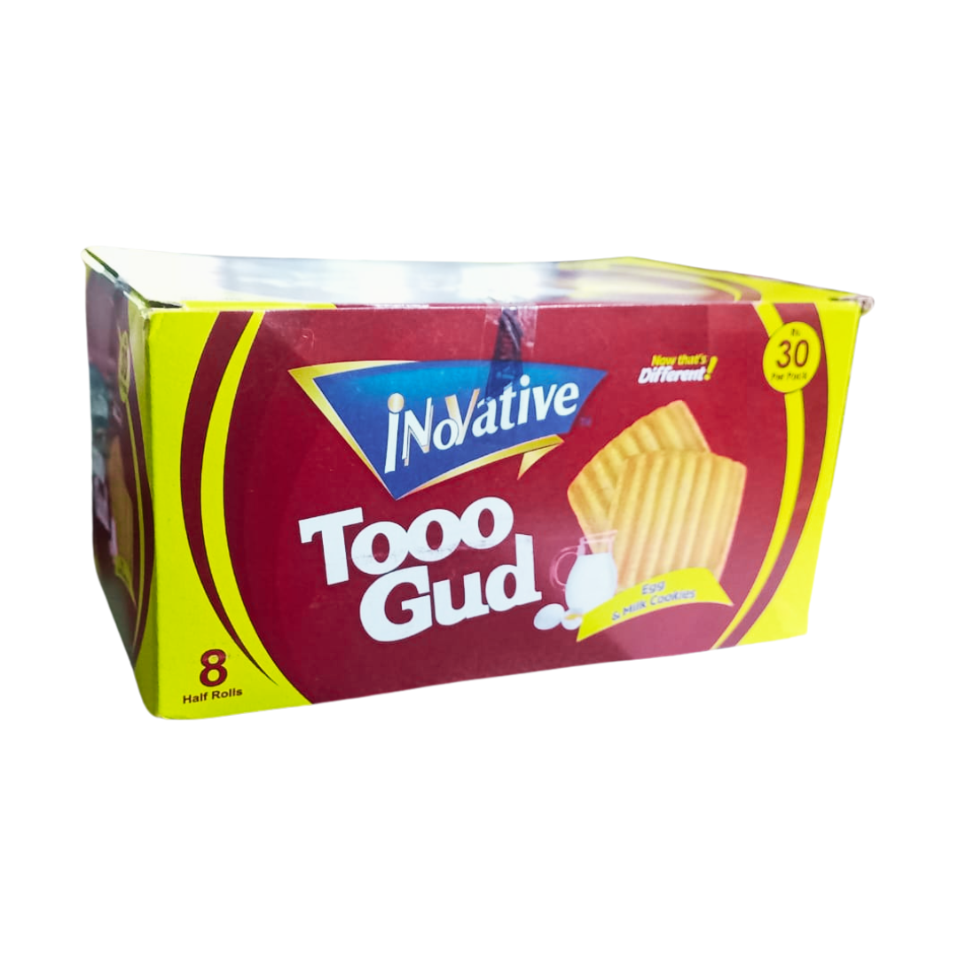 INNOVATIVE TOOO GUD BISCUITS 54GM 8PCS BOX