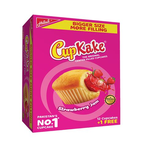 HILAL CUP KAKE STRAWBERRY JAM 12PCS BOX