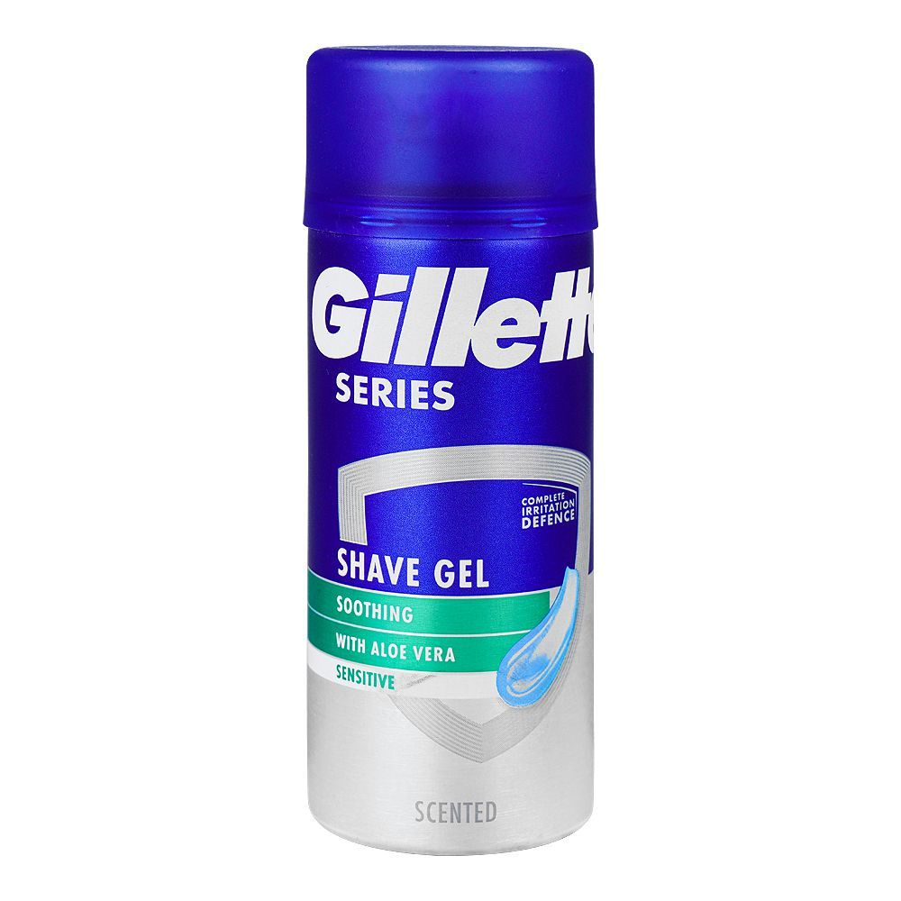 GILLETTE SHAVE GEL SOOTHING WITH ALOE VERA 75ML