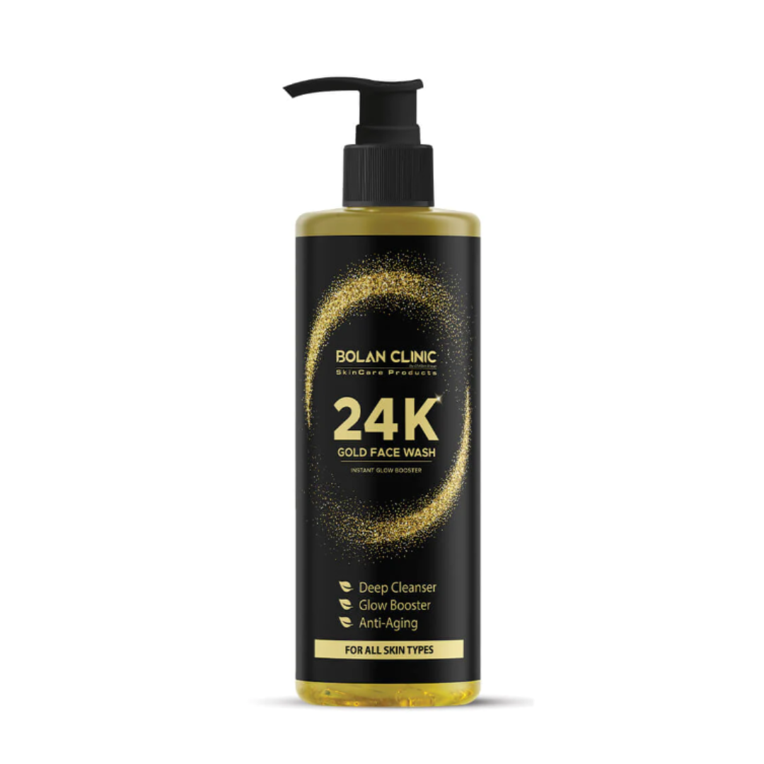 BOLAN CLINIC 24K GOLD FACE WASH 200ML