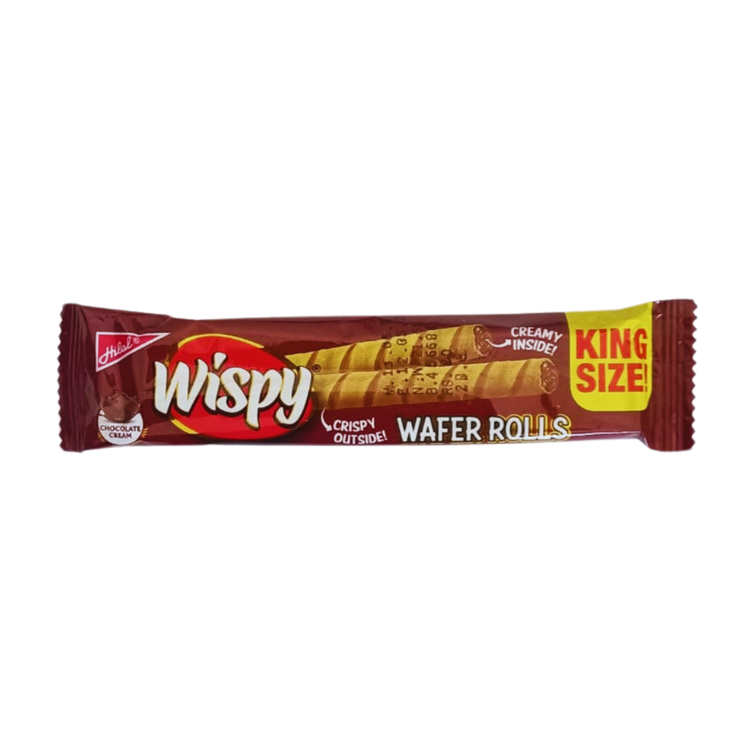 HILAL WISPY WAFER ROLLS CHOCOLATE CREAM 21.6GM